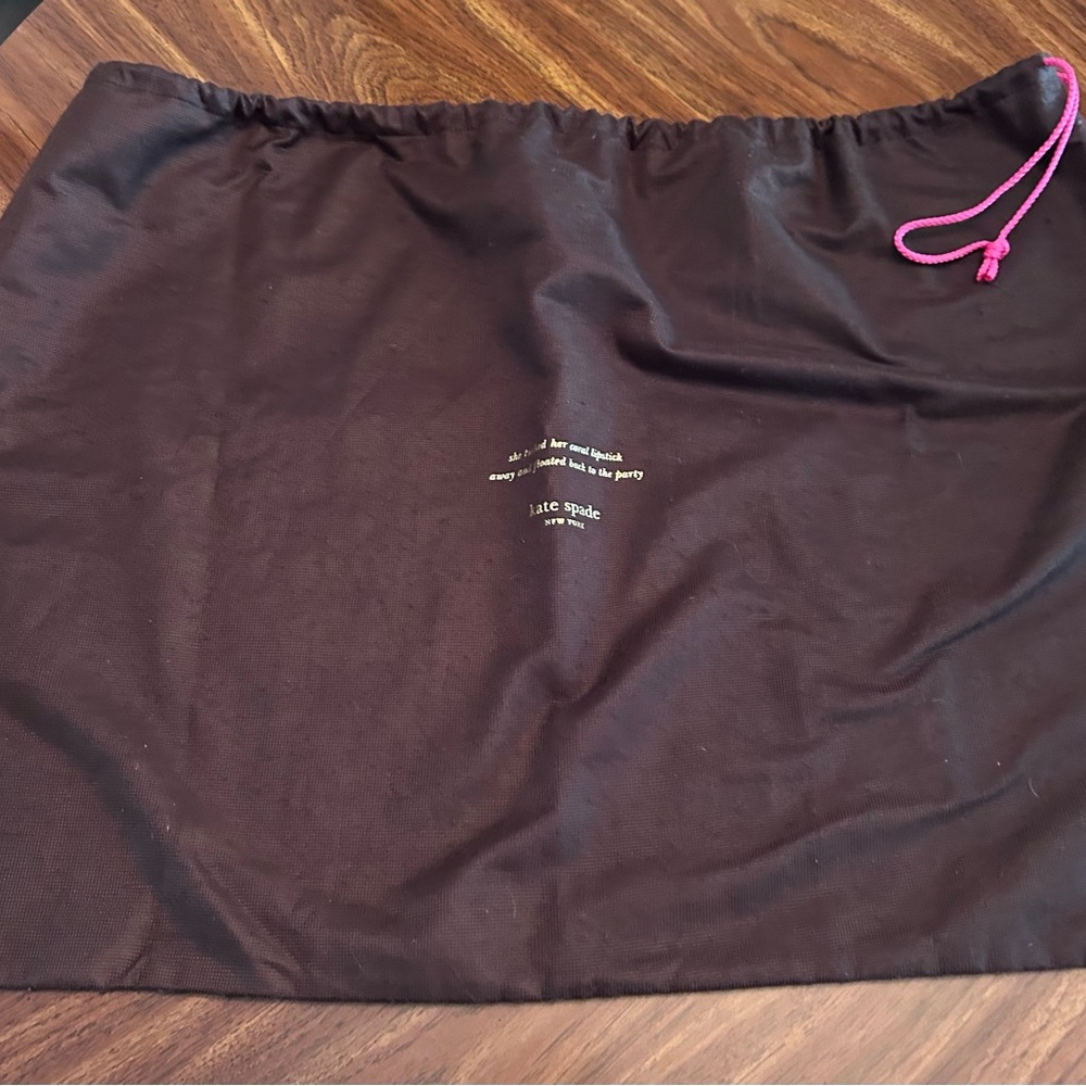 Kate Spade  Fabric Dust bag/ Storage Bag